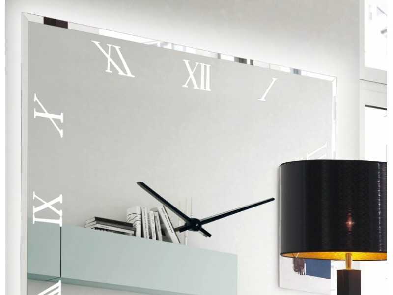 Espejo reloj cuadrado de diseño - ALDEIRE