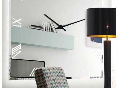 Miroir horloge carré design - ALDEIRE