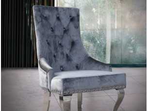 Chaise design pieds inox - AUDREY 2
