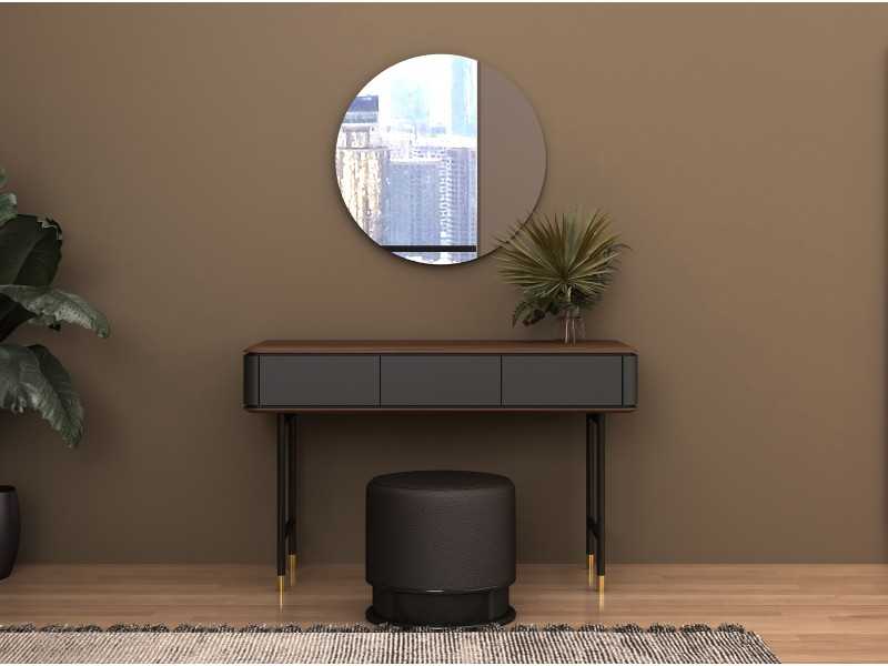 Console en noyer et bois laqué - ANEESA