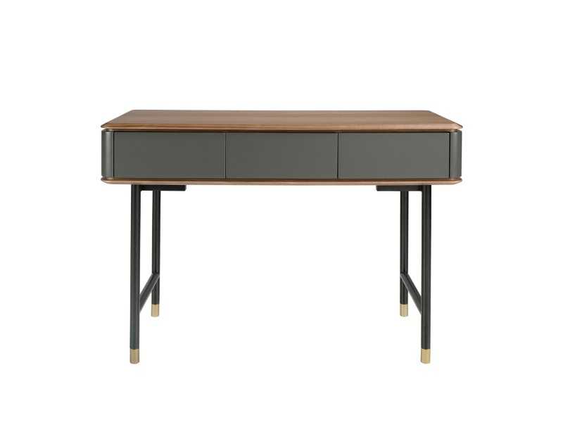 Consola en madera de nogal y lacada - ANEESA