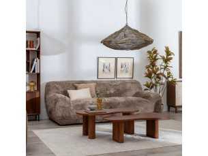 Upholstered winter sofa - MYKONOS TAUPE 2