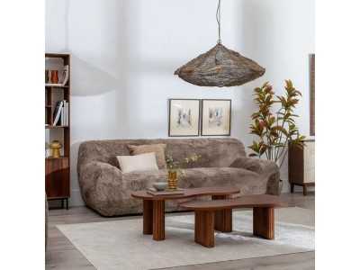 Sofá de invierno tapizado - MYKONOS TAUPE Sofá de invierno tapizado - MYKONOS TAUPE