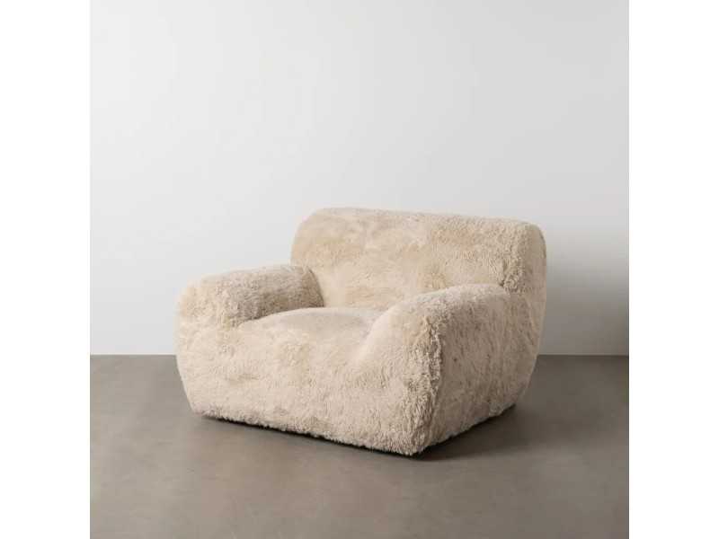 Fauteuil d'hiver tapissé - MYKONOS BEIGE