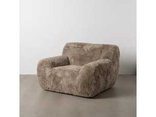 Upholstered winter armchair - MYKONOS TAUPE 2