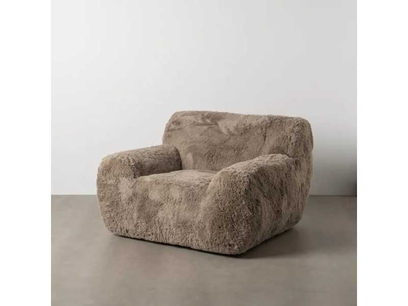 Fauteuil d'hiver tapissé - MYKONOS TAUPE