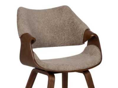 Upholstered solid wood designer chair - AREN A