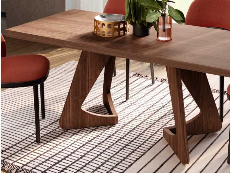 Fixed or extendable dining table - ABBADIA