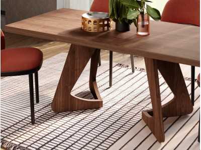 Fixed or extendable dining table - ABBADIA