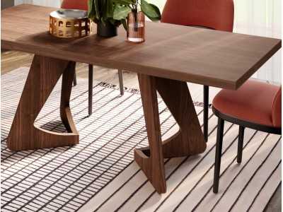 Fixed or extendable dining table - ABBADIA