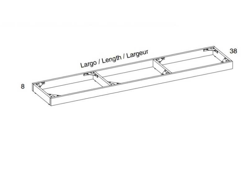 Buffet design avec socle laqué - NAUGE ZÓCALO