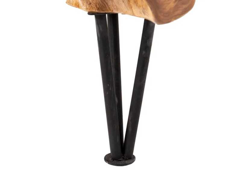 Mesa de centro natural de madera maciza - TROPEA