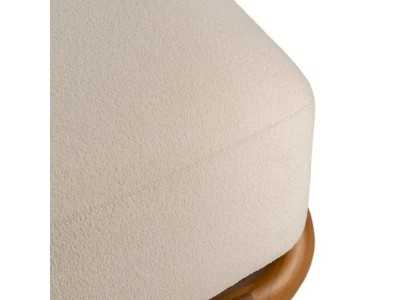 Sillón de diseño nórdico en madera maciza de teka - ÁRTICO
