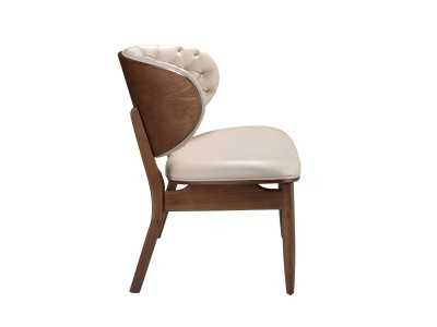 Fauteuil design tapissé de cuir synthétique - ARIEL Fauteuil design tapissé de cuir synthétique - ARIEL