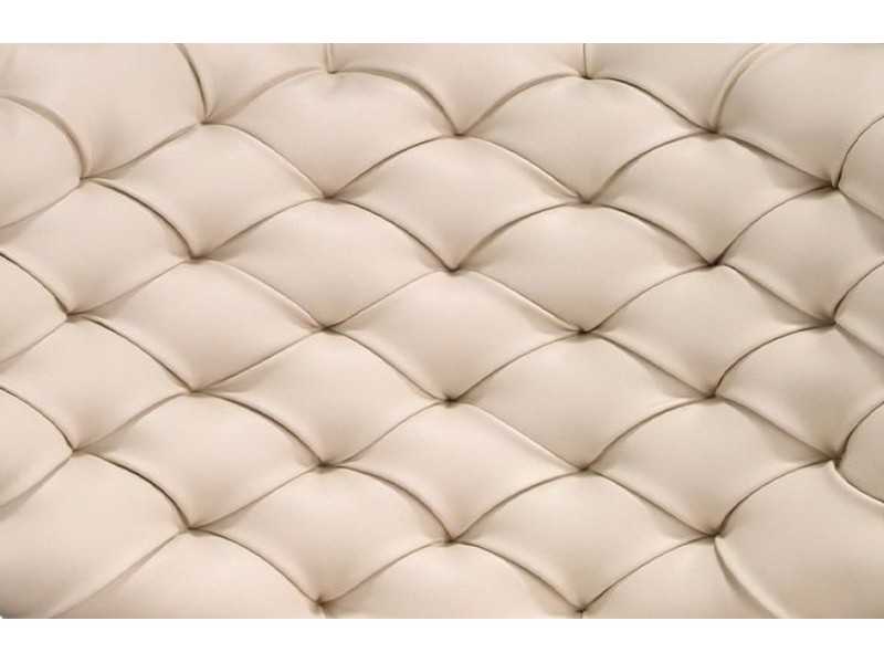 Fauteuil design tapissé de cuir synthétique - ARIEL