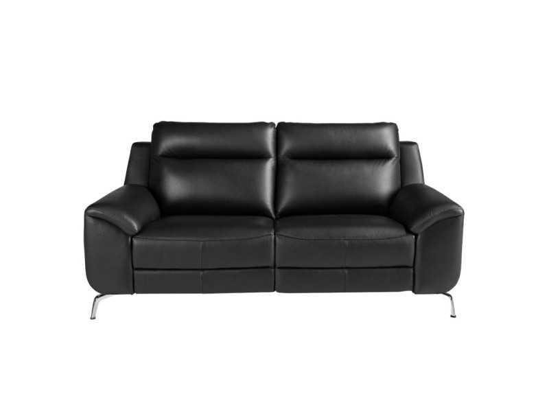 2-seater relax sofa upholstered in genuine leather - AAK
