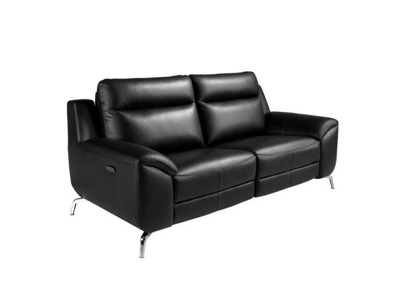 2-seater relax sofa upholstered in genuine leather - AAK