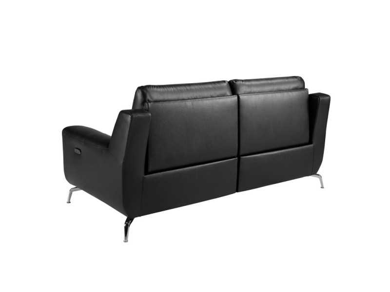 2-seater relax sofa upholstered in genuine leather - AAK