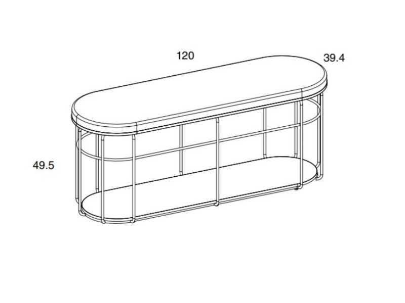 Banqueta de diseño tapizada con estructura en acero inoxidable lacado - LIGNES