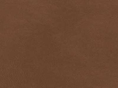 Upholstered stool in synthetic leather with walnut leg structure - ENMA