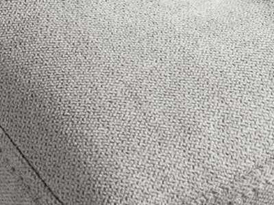 Banquette tapissé en tissu avec structure en noyer - ALDO