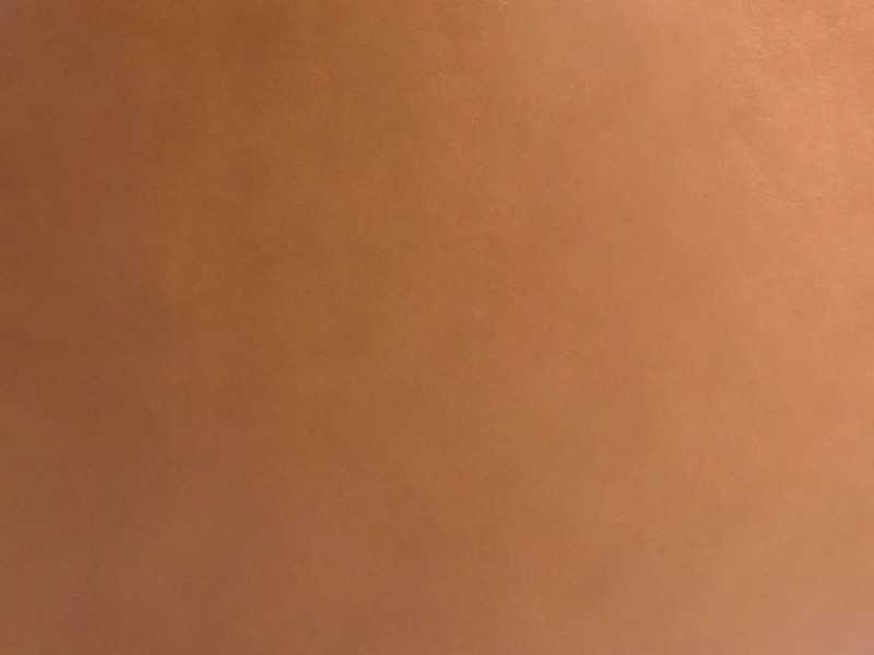 Round pouf in genuine leather - ANELLA A