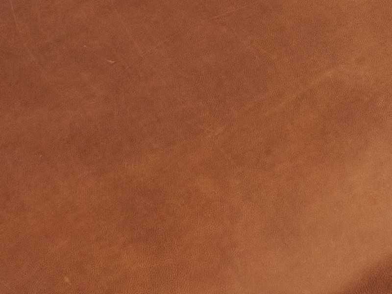Rectangular corner table in genuine leather and gold steel - AZZARO
