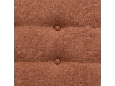 Ensemble de 2 banquettes- coffre tapissé de tissu tuile - ÁNCORA TEJA