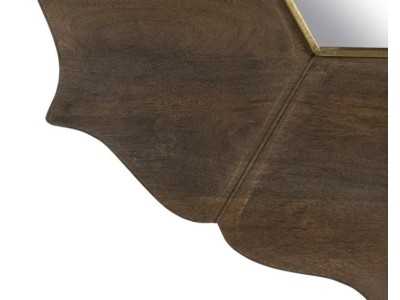 Designer mirror in solid wood - INDIE