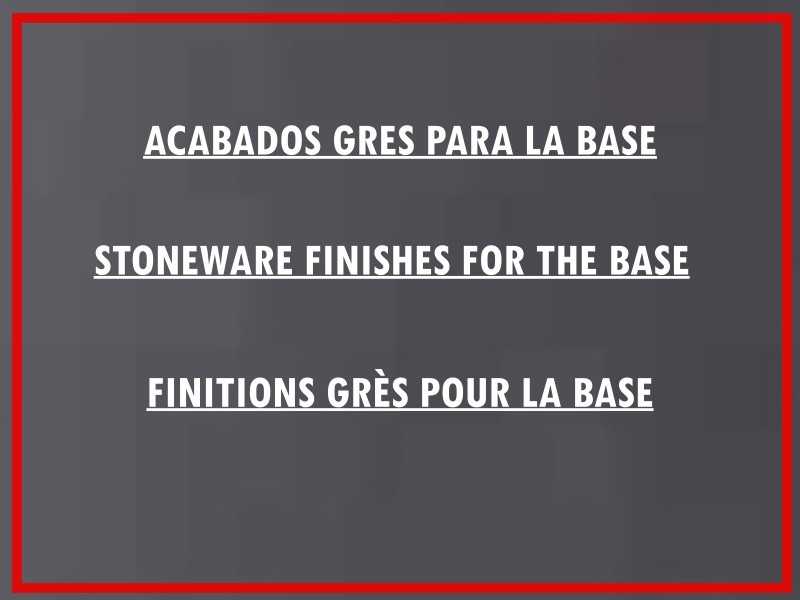 Table d'appoint avec piètement en grès et plateau laqué ou stratifié - OTHONOI