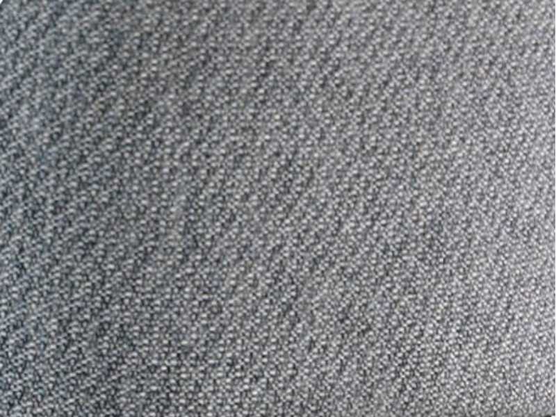 Tabouret design tapissé de tissu et structure en acier inoxydable noir - NEO