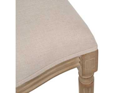 Silla clásica de madera maciza y respaldo de rattán - CLASSIC OVALO