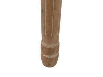 Silla clásica de madera maciza y respaldo de rattán - CLASSIC OVALO