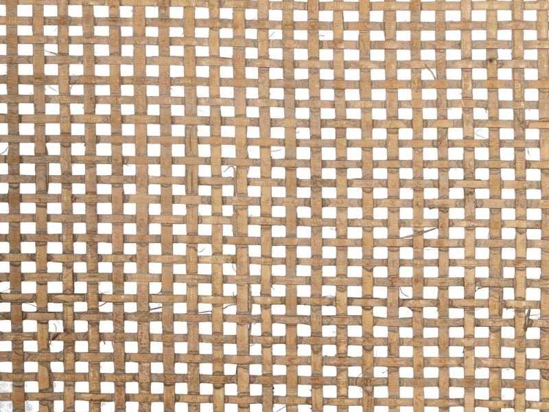 Silla clásica de madera maciza y respaldo de rattán - CLASSIC RECTANGULAR