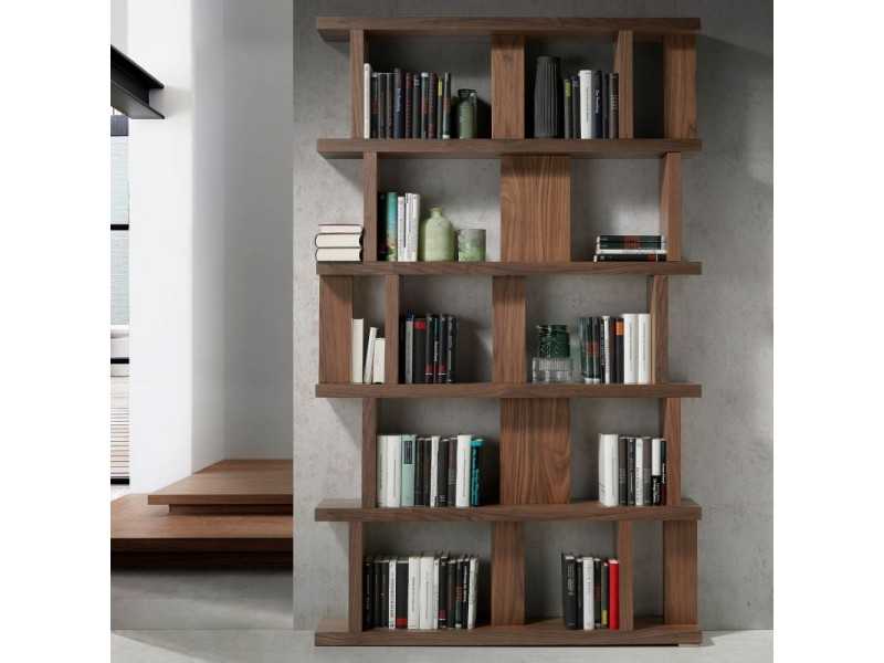 Walnut bookcase - BRUNO