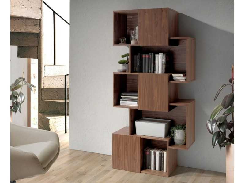 Design shelving in walnut - LUC