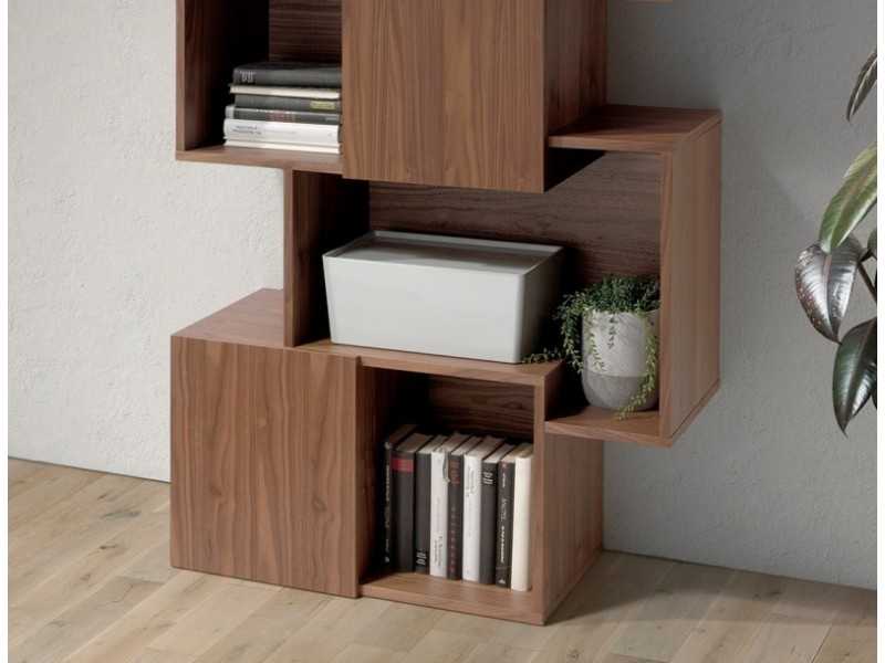 Etagère design en noyer - LUC