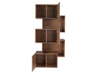 Design shelving in walnut - LUC Design shelving in walnut - LUC