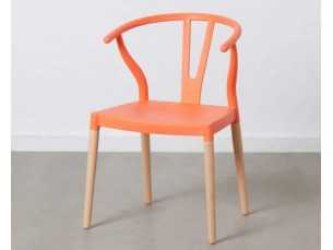 Outdoor and indoor chair - TRIAS NARANJA