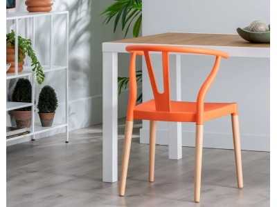 Silla de exterior e interior - TRIAS NARANJA