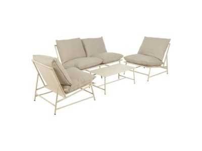 Garden set in lacquered steel - AMANDA
