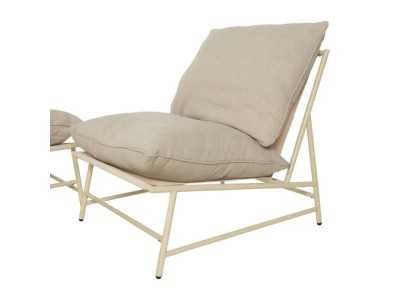 Garden set in lacquered steel - AMANDA
