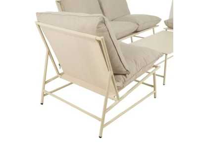 Garden set in lacquered steel - AMANDA
