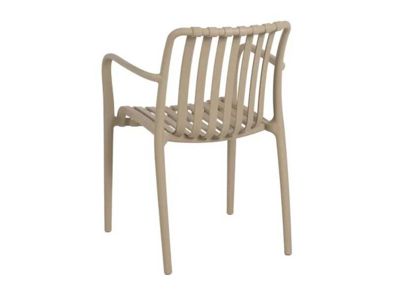 Silla con brazos de jardín - SOLEN BEIGE