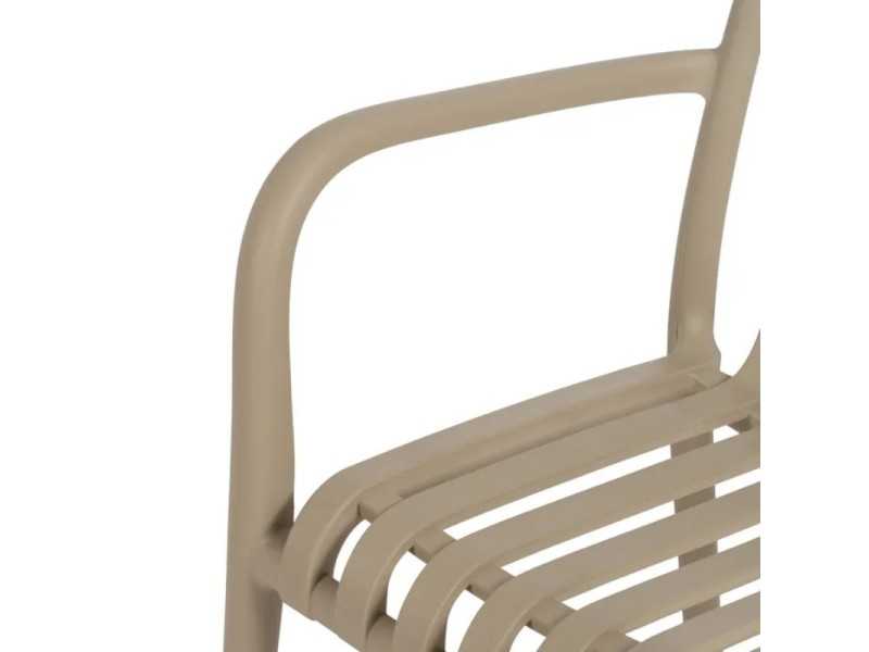 Silla con brazos de jardín - SOLEN BEIGE