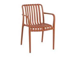 Silla con brazos de jardín - SOLEN TERRACOTA 2