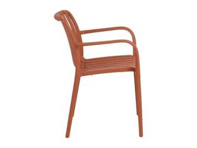 Silla con brazos de jardín - SOLEN TERRACOTA Silla con brazos de jardín - SOLEN TERRACOTA