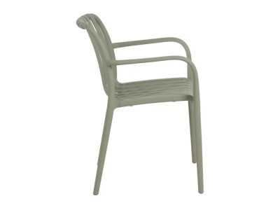 Silla con brazos de jardín - SOLEN VERDE Silla con brazos de jardín - SOLEN VERDE