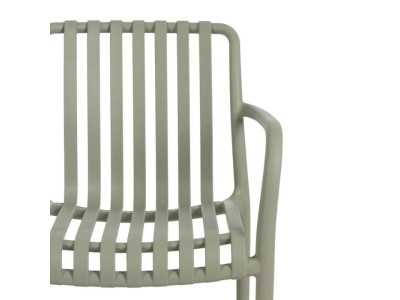 Silla con brazos de jardín - SOLEN VERDE Silla con brazos de jardín - SOLEN VERDE