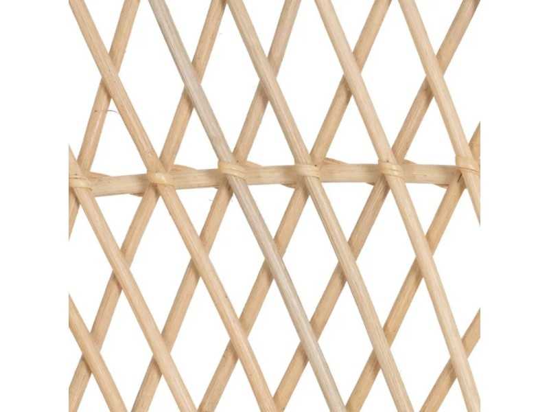 Natural fiber armchair with seat cushion - EMMANUELLE
